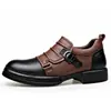 Novedad de Otoño Botas Martin Estilo Británico Botines Vintage Cremallera Lateral Forro de Lana Cálidos Botas Chelsea Botas Moteras Hombre