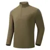 Sudadera Casual con Cremallera y Cuello Alto para Exteriores, Camiseta Deportiva de Manga Larga de Secado Rápido para Hombre, Admite Estampado Personalizado, Sudadera de Marca de Moda para Correr
