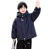 Chaqueta Gruesa con Forro de Felpa para Niños, Parka para Niños, Nueva Ropa de Invierno Elegante 2026 para Niños, Abrigo de Algodón Grueso y Cálido