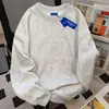 Moletom Redondo Preguiçoso Versátil Estilo Coreano Solto Moda Outono e Inverno Lã Grossa Cor Sólida Simples Top Tendência Ins