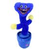 Agite o mesmo no estoque cacto dançante escultura de areia pode torcer o brinquedo de pelúcia elétrico para aprender a falar, cantar e brilhar