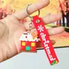Nuevo Llavero Femenino Lindo Muñeco de Nieve Anciano Muñeca Colgante para Mochila Escolar Masculina Pareja Fábrica Colgante de Árbol de Navidad Dibujos Animados