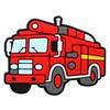 Serie de Carritos de Bomberos de Dibujos Animados Transfronterizos Accesorios Decorativos para Zuecos Charms de Goma Suave para Zapatos Hebillas para Zapatos Venta al por Mayor en Stock
