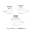 Caja de Almacenamiento para Conservar la Frescura Cocina Plástico Grado Alimenticio Pp Transparente Caja para Conservar la Frescura Sellada Empaque a Prueba de Humedad Caja de Almacenamiento Congelado