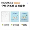 Manta de flanela personalizada transfronteiriça com impressão por transferência de calor, manta de fleece dupla face, manta para cochilo, manta de presente de mercadoria de celebridade de anime
