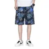 Shorts Masculino para Férias na Praia, Calça de Cinco Pontos de Secagem Rápida que Pode Ser Usada na Água, Calça de Praia, Calça Grande Estampada, Solta e Confortável para Usar por Cima