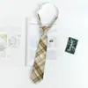 Estilo Japonés jk Corbata Mujer Talla Única Perezoso Preppy Estilo Camisa Uniforme Accesorios Uniforme Estudiante Cuadros Pareja Masculina Mismo Estilo