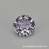 Nuevo Artículo de Zirconia Más Vendido: Colorido Degradado Deslumbrante Flor de Mano con Circonita, Accesorio Portátil de Circonia Octagonal, Piedra Suelta de Circonia
