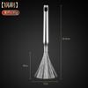 Escova de aço inoxidável 304 para panelas, escova especial para cozinha e limpeza com cabo longo, escova para tigela de panela, artefato de panela, escova de arame