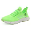 Zapatos Talla Grande Transfronterizos Catorce Pares Suela de Palomitas Zapatos de Hombre Malla Transpirable Versátiles Casuales Zapatos Deportivos Flyknit