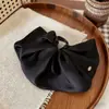 Pinza de Satín de Gama Alta para Cabello, Pinza Versátil de Color Sólido Simple Estilo Francés, Pinza de Tiburón Grande para Peinados Recogidos