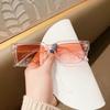 Gafas de Sol de Caja Pequeña para Mujer Modernas Distintivas Retro Estilo Coreano Nuevo Estilo Gafas de Sol para Mujer Cara Redonda Popular en Internet Fotografía Callejera Gafas Lisas