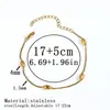 12 Peças Pulseiras de Aço Inoxidável da Moda Feminina, Conjunto de Joias Femininas Elegante e Luxuoso, Pulseiras de Aço Titânio Banhadas a Ouro Real 18K