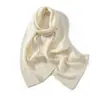 Bufanda de Cachemir para Mujer, Calentador de Cuello Trenzado de Color Sólido, Bufanda de Punto Gruesa y Extendida a la Moda, Envoltura de Cuello Simple Versátil