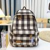 Mochila Retro Transfronteriza Mochila Escolar para Estudiantes de Secundaria y Universidad Bolso Escolar para Mujer 2025 Nueva Mochila Casual Nicho Gran Capacidad
