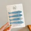 Pinza para el pelo de lunares de dopamina para mujer, Pinza lateral dulce y versátil, Pinza Bb linda, Pinzas de colores para flequillo y cabello, Pasador de moda