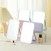 Espelho de maquiagem de alta definição de face única para dormitório estudantil espelho de mesa simples portátil espelho de toucador espelho dobrável de duas cores transfronteiriço