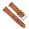 En stock venta al por mayor accesorios de correa de reloj de cuero gamuza correa con costuras de piel de vaca correa de liberación rápida 18 20 22 24 mm