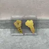 Shenzhen Shuibei Mismo Estilo Oro Puro 999 Tesoro de la Fortuna Aleación Gato de la Suerte Adhesivo Dorado para Teléfono Móvil para Atraer Riqueza Tienda de Oro