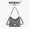 Bolsa Tote de Luxo Vintage de Alta Capacidade para Mulheres 2026 Novo Modelo Bolsa de Ombro Transfronteiriça Bolsa Transversal Versátil Retrô