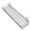 Cesta colgante de hierro negro nórdico estante de pared de metal cesta de almacenamiento para el hogar cocina cesta de almacenamiento de rejilla de alambre de hierro