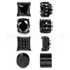 Nuevos Pendientes Magnéticos de Acero Inoxidable para Hombre, Set de Pendientes de Clip Dorados con Circonita Cúbica para Mujer, 4 Pares