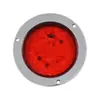 Luz Única LED 24V Transfronteiriça Flash Pulsante Luz Indicadora de Largura para Caminhão Luz Redonda Seta Luz Traseira de Caminhão Personalização de Fábrica