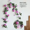 Decoración de Pared de Flores de Hortensia Artificial para Puertas, Arreglo Floral Atmosférico, Cascada de Flores Falsas de Lujo Ligero para Paisajismo, Hojas Verdes Artificiales