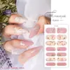 2025 Novos Adesivos de Unha Tendência Filme de Esmalte Adesivos de Unha Japoneses Fofos Frescos Florais Adesivos de Unha Conjunto Completo