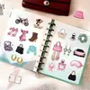 50 Pegatinas Temáticas de Niña que se Pueden Impermeabilizar para Decoración DIY de Diario, Maleta, Guitarra, Patineta