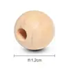 Bolas de Madera de Alcanfor Natural, Repelentes de Insectos y Polillas, Desodorantes y Eliminadoras de Olores Cuentas de Madera de Alcanfor, Bolas de Madera de Alcanfor, Diámetro 1.8 cm Venta al por Mayor