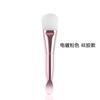 Cepillo de silicona para mascarilla de doble cabeza tipo lengua lana suave galvanizado con cuchara para barro y película de recubrimiento cepillo para mascarilla primera generación de pelo