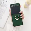 Moderna y Adecuada para Samsung Zflip 30% de Descuento Pantalla Apilada Funda para Teléfono Móvil Flip5 Anillo de Lujo Cuero Antideslizante Flip3 Estuche Duro