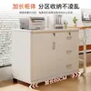 Gabinete de Archivos Oficina Simple Moderno con Cerradura Gabinete de Información Gabinete Lateral Extraíble Hogar Dormitorio Gabinete de Almacenamiento con Cajones