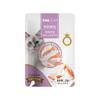 Gato Leche de Cabra Salmón Carne Bollos Suplemento Nutrición, Hidratación y Engorde para Gatitos y Perros Comida Húmeda Snacks Nutricionales para Mascotas
