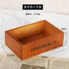 Caja de almacenamiento de madera vintage para artículos varios, a prueba de polvo para el hogar, caja de joyería, flor de begonia, escritorio de sala de estar, habitación, caja de almacenamiento de sentido avanzado