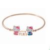 Nicho Criativo Charme Japonês Novo Desenho Animado Sanrio HalloKitty Hello Kitty Pulseira Namorada Jóias