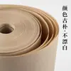 Papel largo de rollo grueso, papel de borde rugoso estilo vintage, rollo largo estilo antiguo, papel de práctica, papel de trabajo en blanco, rollo largo para principiantes