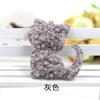 Outono e inverno Novo cabelo cacheado gatinho acessórios de cabelo diy acessórios de laço acessórios de sapatos de gato de pelúcia faixa de cabelo infantil