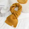 Bufanda de Color Puro Nueva Dongdaemun 2025 de Corea del Sur para Mujer en Otoño e Invierno, Bufanda Versátil Suave y Cera, Engrosada Ins, Blanqueamiento