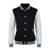 Suéter de uniforme de beisebol com impressão de logotipo, casaco grosso de algodão com forro de fleece para outono e inverno, uniforme de classe, roupas de trabalho para homens e mulheres, bordado