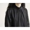 Vestido largo de otoño con cuello de encaje y manga larga para mujer, nuevo vestido largo de estilo artístico ajustado