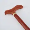 Bastón de Madera Maciza con Diseño de Cabeza de Dragón, Bastón de Madera Ala de Pollo, Bastón de Secuoya, Bastón de Trekking de Madera, Bastón para Ancianos