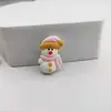 Nuevo Estuche de Teléfono Navideño de Dibujos Animados de Papá Noel y Muñeco de Nieve Accesorios para el Cabello Material de Resina DIY Accesorios Navideños