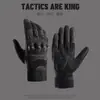 Guantes Táctiles a Prueba de Frío del Noreste para Uso Táctico al Aire Libre en Invierno, de Dedos Completos, Cortavientos y Cálidos