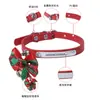 Collar Navideño para Mascota Nuevos Suministros para Mascotas Camisa Roja Collar para Gato Cascabel Collar Falso Collar al por Mayor