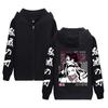 Amazon Transfronterizo Demon Slayer Ghost Blade Periférico Sudadera con Capucha con Forro Polar y Cierre
