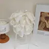 Pinza para el pelo con lazo de encaje de cinta para mujer, adecuada para recogidos en la parte posterior de la cabeza, accesorio para el cabello blanco elegante y versátil