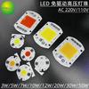 Fonte de luz COB sem driver 3W5W7W10W12W led chip 220V alta tensão linear branco branco quente Pavio