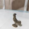 Presente Chaveiro Pingente Estilo Chinês Zodíaco Galo Latão Luckyly Retro Feliz Ano do Dragão Chaveiro